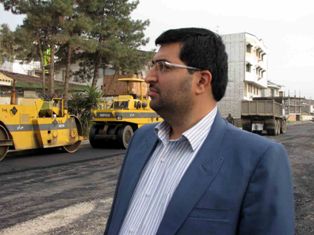شهردار ساری و حضوری فعال در پروژه های عمرانی